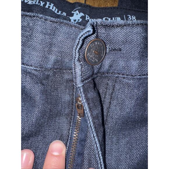 Beverly Hills Polo Club Raw Denim Jeans 38x30 - Picture 5 of 6